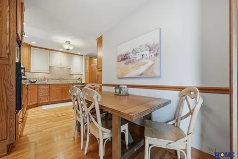 207 W 4th Street: informal dining nook next to the kitchen