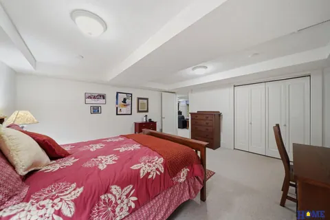207 W 4th Street: basement bedroom